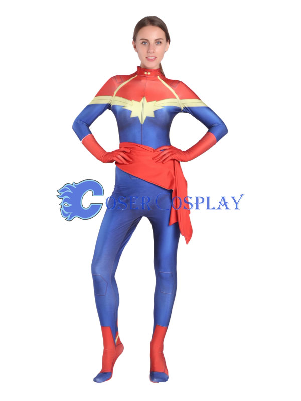 Captain Marvel Carol Danvers Ms Easy Halloween Costumes